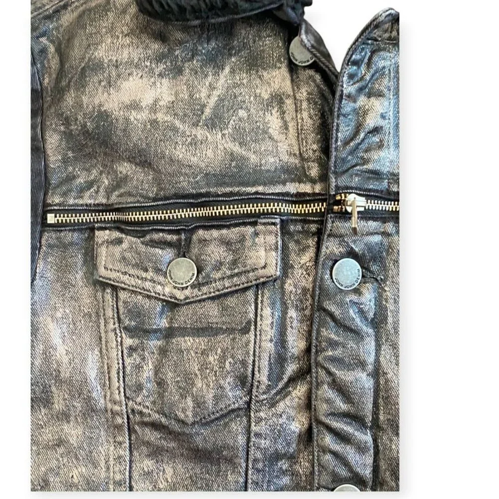 John John Denim distresses denim jacket, Size P/XS, Never worn - Picture 6 of 10